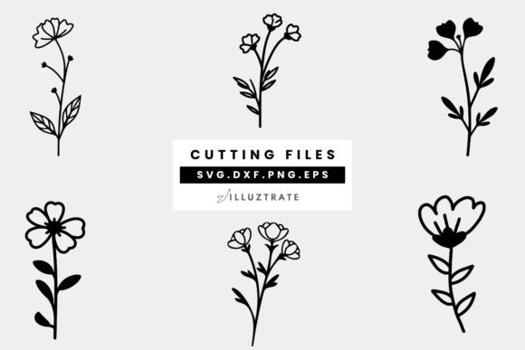 Download Wild Flowers SVG Cut Files | Floral - Premium Resources